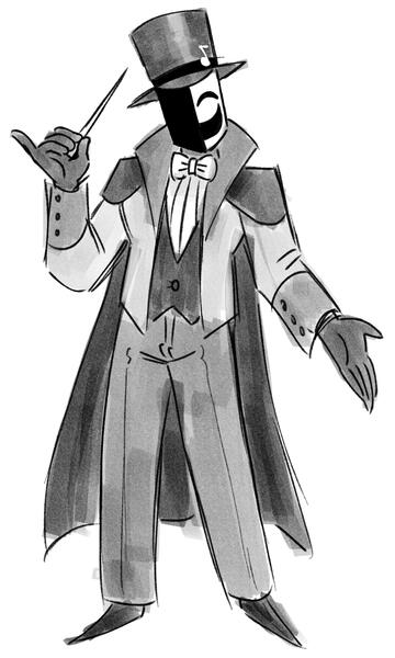 Sketched full-body; $20