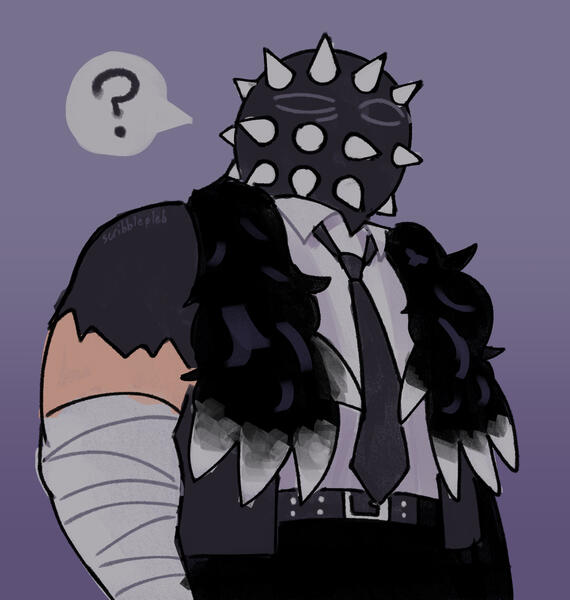 Colored sketch half-body; $30 *